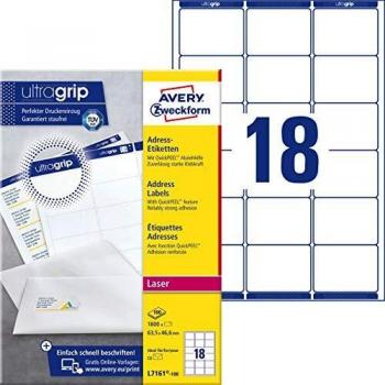 Etiqueta para dirección Avery L7161-100