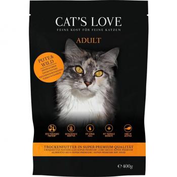 Cat's Love Adult con pavo y caza - 400 g