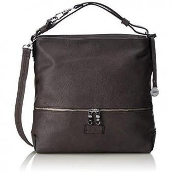 L.CREDIL.Credi - bolsa de medio lado Mujer
, color Gris, talla 33x30x11 cm