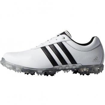 adidas Adipure Flex Wd, Zapatos de Golf para Hombre, Blanco / Negro / Plata, 44.6 EU