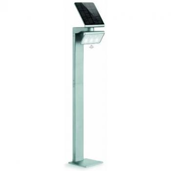 Steinel Lampada per Esterni con Sensore Xsolar LED GL-S con Paletto, Argento, Plata