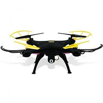 Mondo 63436 dron con cámara Cuadricóptero Negro, Amarillo 4 rotores 0,3 MP - Drones con cámara