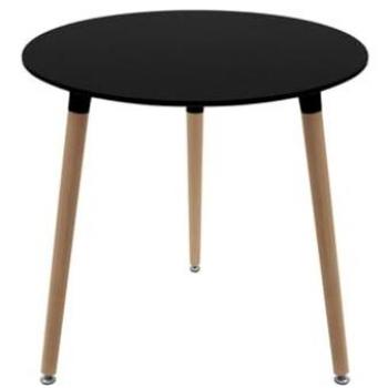 Mesa Comedor Tower Redonda 90 cm - Color Negro