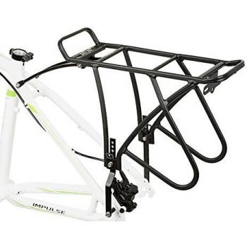Bicicleta Pannier Rack ACR-50 Aluminio 26-29 pulgadas 25 kg para disco negro