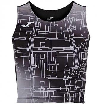 Top Mujer Joma Elite VIII Negro Sin Mangas