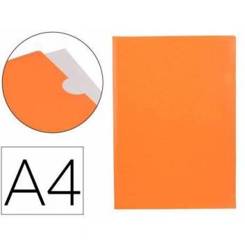Carpeta Liderpapel dossier uñero polipropileno DIN A4 naranja fluor opaco 180 micras 20 hojas 11336