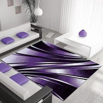 Nazar Alfombra, Fibra Sintética, Lila, 170 x 120 cm