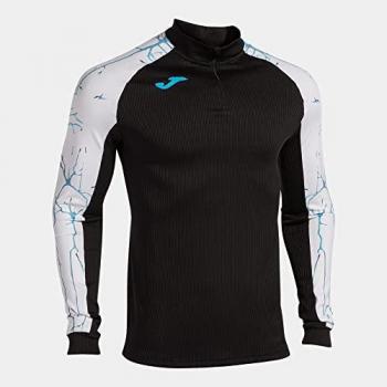 Joma Elite IX Men's Half-Zip Sweatshirt Black White