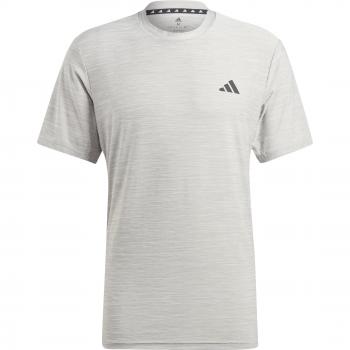 Adidas Essentials Stretch Jersey T-Shirt for Men - Grey 2XL Tall