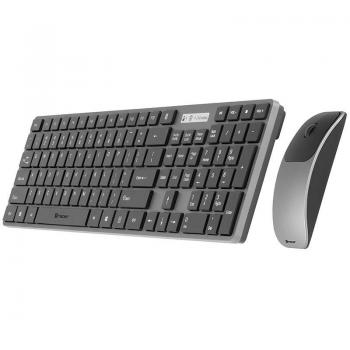 Teclado Inalámbrico Tracer TRAKLA46773 Negro Qwerty US, incluye teclado y ratón inalámbricos, diseño ergonómico, conexión USB, compatible con Windows