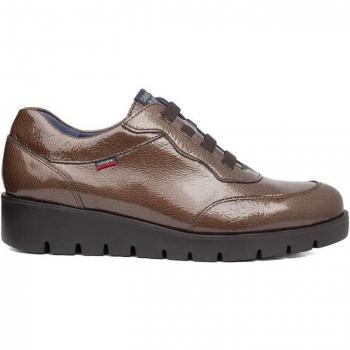 Zapatos de cordones de mujer Callaghan ROCK 89897 - Negro Charol