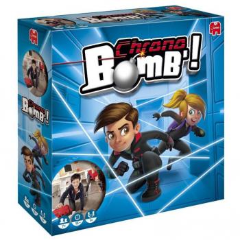Juego de Mesa Chrono Bomb - Juego de Estrategia y Agilidad, Incluye recorrido láser, Rápido y emocionante, Ideal para 2-4 jugadores, Edad recomendada: a partir de 8 años