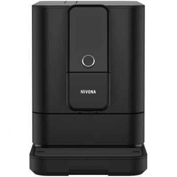 Nivona Café Romática NIVO 8101 - Cafetera automática de café, 15 bares, color negro, función para dos tazas y grupo de preparación extraíble
