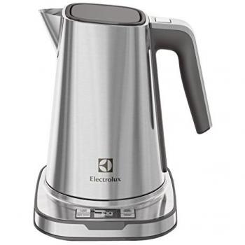 Electrolux 910002398 Hervidor con Display Digital LCD y 8 ajustes de Temperatura, 2400 W, 1.7 litros, Gris