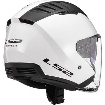Casco Jet LS2 OF600 Copter II Blanco Brillante