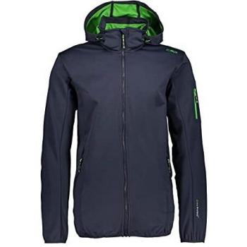 CMP Softshell para Hombre Chaqueta, Hombre, Softshelljacke, Negro/Azul