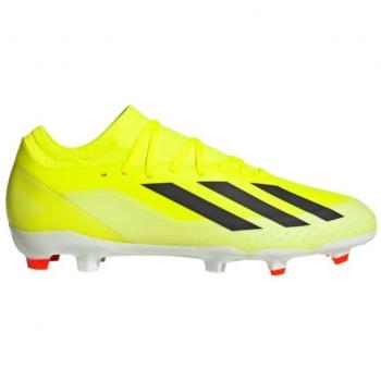 Adidas Botas de Fútbol X Crazyfast League FG - Diseño ligero, suela FG para césped firme, tecnología de ajuste cómodo, parte superior sintética para un toque preciso, ideal para jugadores rápidos