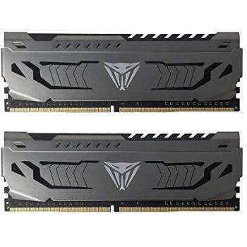 Patriot Viper Steel Series DDR4 3200MHz (PC4-25600) 16GB (2 x 8GB) CL16 Dual Channel Kit de Memoria RAM de Alto Rendimiento - PVS416G320