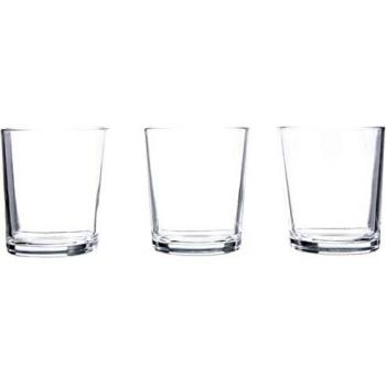Paris 33208 Vaso, Transparente, 295 CC, 6 Piezas, Vidrio