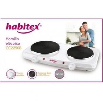 Habitex 1450Y2 - Hornillo Electrico 2250W Doble Habi