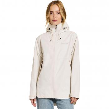 Didriksons Tilde Women's Waterproof Hardshell Jacket - White Foam