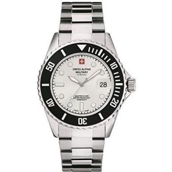Reloj Analógico de Hombre Swiss Alpine Military 7053.1132 - Cuarzo, Acero Inoxidable, 42mm, 10ATM, Plata
