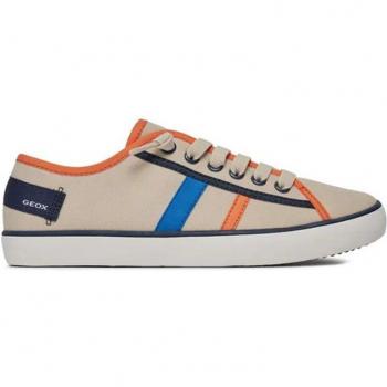 Zapatillas Geox Gisli para niños en color beige/naranja