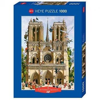 Vive Notre Dame! - 1000 Piece Puzzle by Jean-Jacques Loup