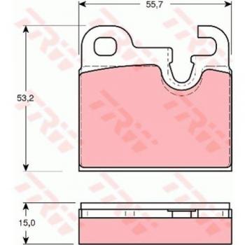 Juego de pastillas de freno TRW GDB259 - Pastillas de freno para automóviles, fabricadas por TRW, modelo GDB259, diseñadas para ofrecer un alto rendimiento y durabilidad, con tecnología avanzada que asegura una