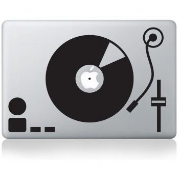 Turntable Calcomanía de Vinilo para Macbook