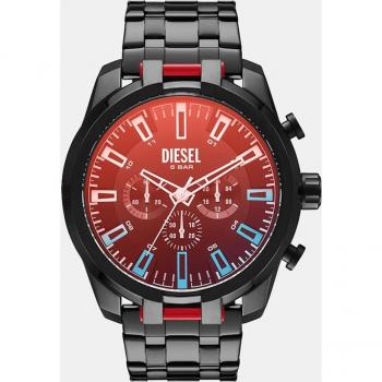Diesel DZ4589 Split Chronograph Black-Tone Stainless Steel Mens Watch