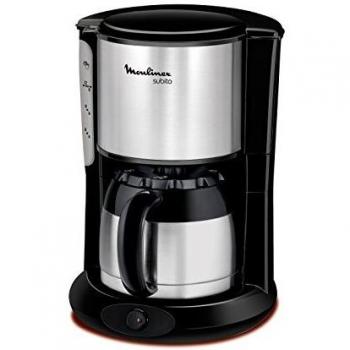 Moulinex Subito FT360811 Cafetera de Goteo Independiente 10 Tazas Acero Inoxidable/Negro Manual