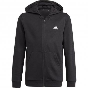 Adidas Chándal Essentials Negro Niño Niños - Chándal para niños, color negro, incluye sudadera con capucha y pantalones, tejido suave y cómodo, diseño moderno, logotipo de Adidas en el pecho y la pierna