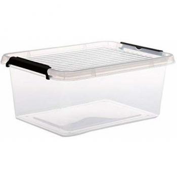 Caja de Almacenamiento Clip 12,5L Transparente FIVE