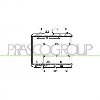 Radiador de Refrigeración del Motor PRASCO OP305R002