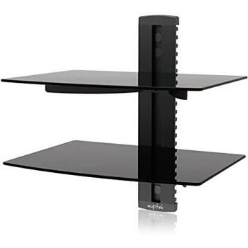 Suptek Soporte de Pared para 2 estantes flotantes