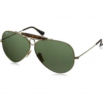 Ray-Ban Unisex's Rb 3138 Sunglasses, Gold, 62