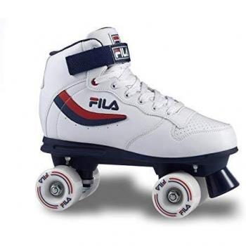Fila Ace Quad Roller Skates Unisex Adult, White/Blue