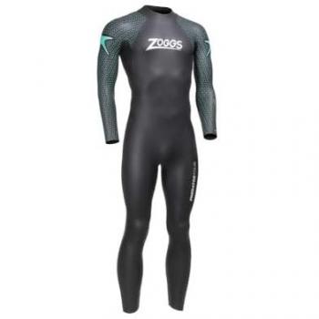 Traje de neopreno Zoggs Predator Tour FS negro turquesa - L, manga larga, para hombres