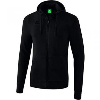 Erima Basic Junior Zip Hoodie Black 152 cm Unisex
