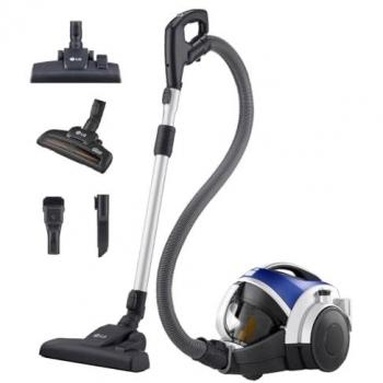 Aspirador sin bolsa LG VK8506NHAC 650W con sistema de compresión Kompressor, depósito de 1.2L, especial para mascotas, azul