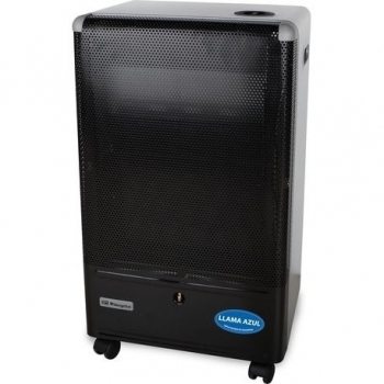 Estufa de Gas Orbegozo HBF 90 con Llama Azul, Triple Sistema de Seguridad y Potencia de 4200W, Color Negro/Gris