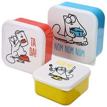 Set of 3 Lunch Boxes - Simon's Cat