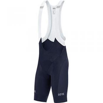 GORE WEAR C5 Pantalón Corto Tirantes+, Hombre, Azul Orbital, L