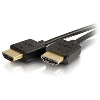 Cable HDMI 4K Ultra Flexible de Alta Velocidad con Conectores de Bajo Perfil - 0,60 m