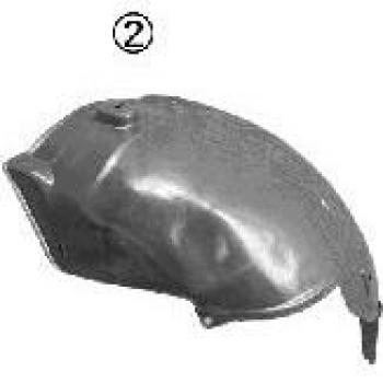 Paso de rueda delantero derecho OPEL Zafira B - VAN WEZEL 3792436, revestimiento y guardabarros