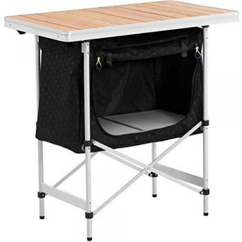 Outwell Regina - Armario Camping - with Bamboo Tabletop marrón/Negro 2019