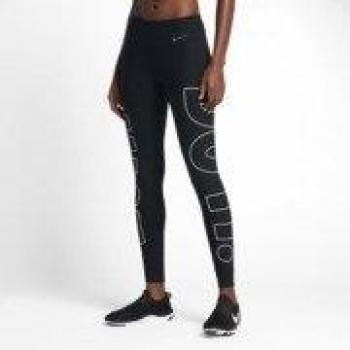 Nike W Nk Pwr Tght Jdi Grx Mallas, Mujer, Negro