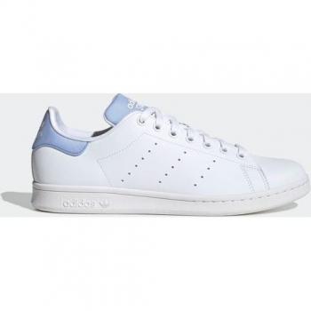 Adidas Stan Smith Low Top Sneakers - Men's Casual Shoes in Cloud White and Blue Dawn