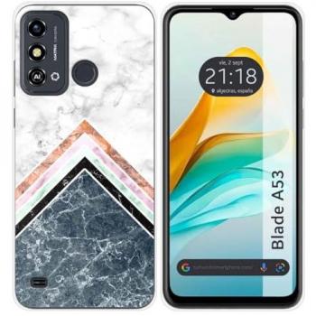 Funda de Silicona para ZTE Blade A53 con Diseño de Mármol 05